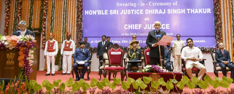AP High Court CJ: హైకోర్టు ప్రధాన న్యాయమూర్తిగా జస్టిస్ ధీరజ్ సింగ్ ఠాకూర్ AP High Court CJ: హైకోర్టు ప్రధాన న్యాయమూర్తిగా జస్టిస్ ధీరజ్ సింగ్ ఠాకూర్