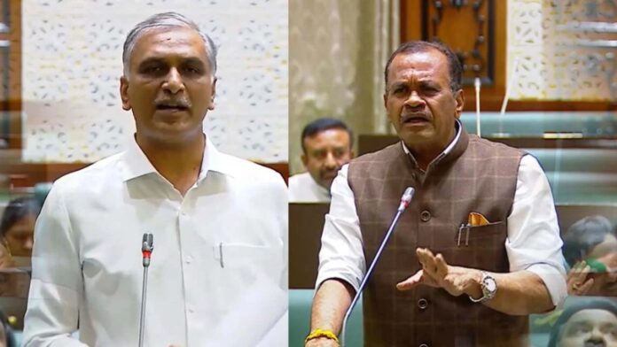 Harish Rao vs Minister Komatireddy