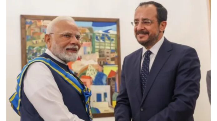 MODI CYPRUS CIVILIAN HONOUR