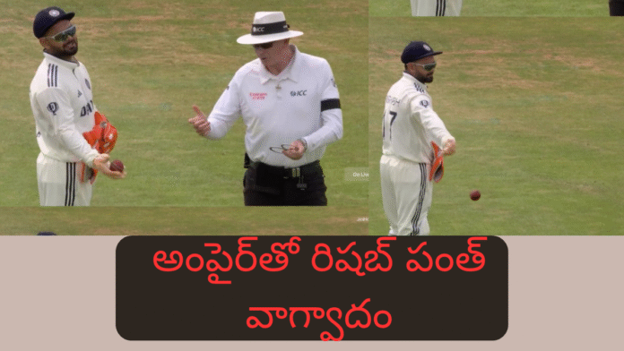 Rishabh Pant Umpire Conflict