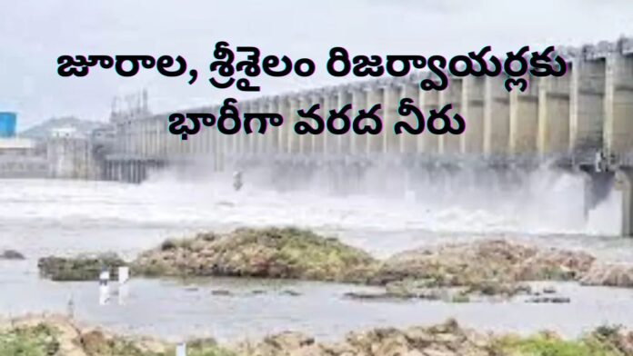 INFLOW TO JURALA AND SRISAILAM RESERVOIRS
