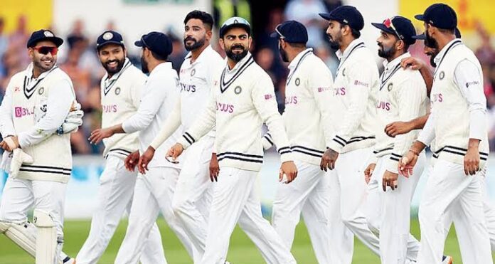 Test cricket white jersy