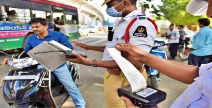 Tampering with vehicle number plates to avoid fines