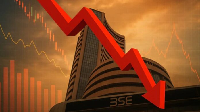 Nifty sensex tanked big amid trump 50% tariffs centiments, IT Realty Banking stocks in loses