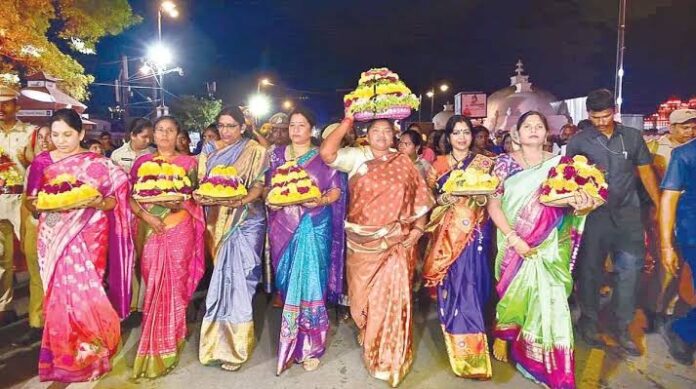 Telangana Bathukamma festival 2025