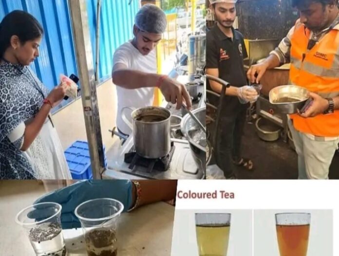 Adulterated tea powder in Hyderabad