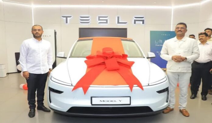 India's first Tesla car owner
