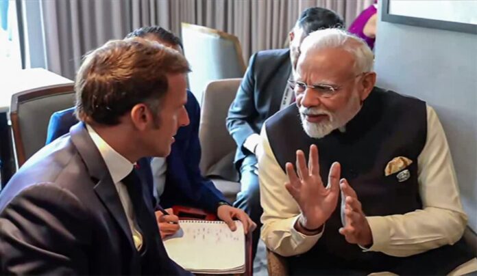 Modi Macron discuss Ukraine peace efforts