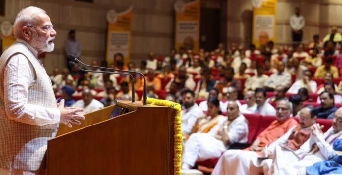 PM Modi urges NDA MPs to organize Swadeshi Melas