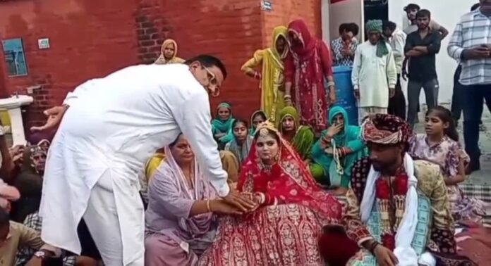 Teacher funds poor girl's wedding