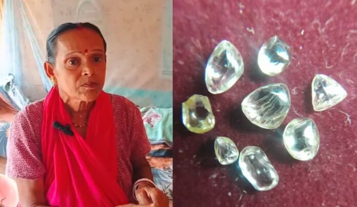 Woman finds diamonds in Panna