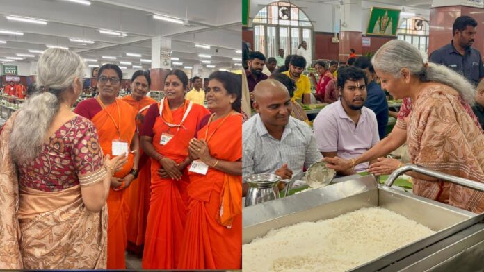 Union Finance Minister Nirmala Sitharaman Visits Tirumala, Serves Devotees