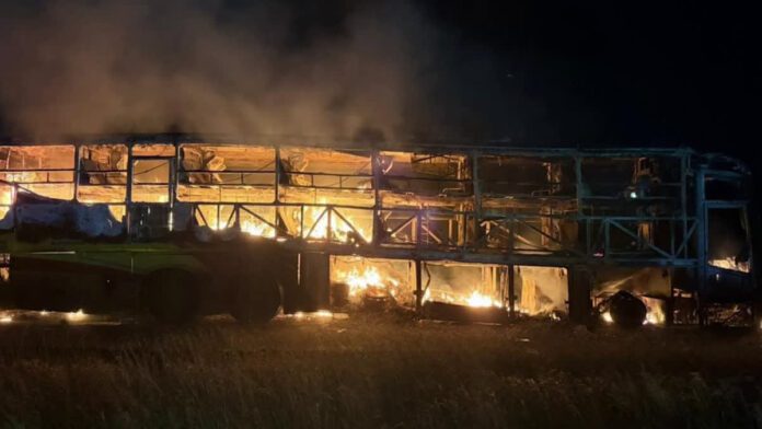 Kurnool bus accident fire