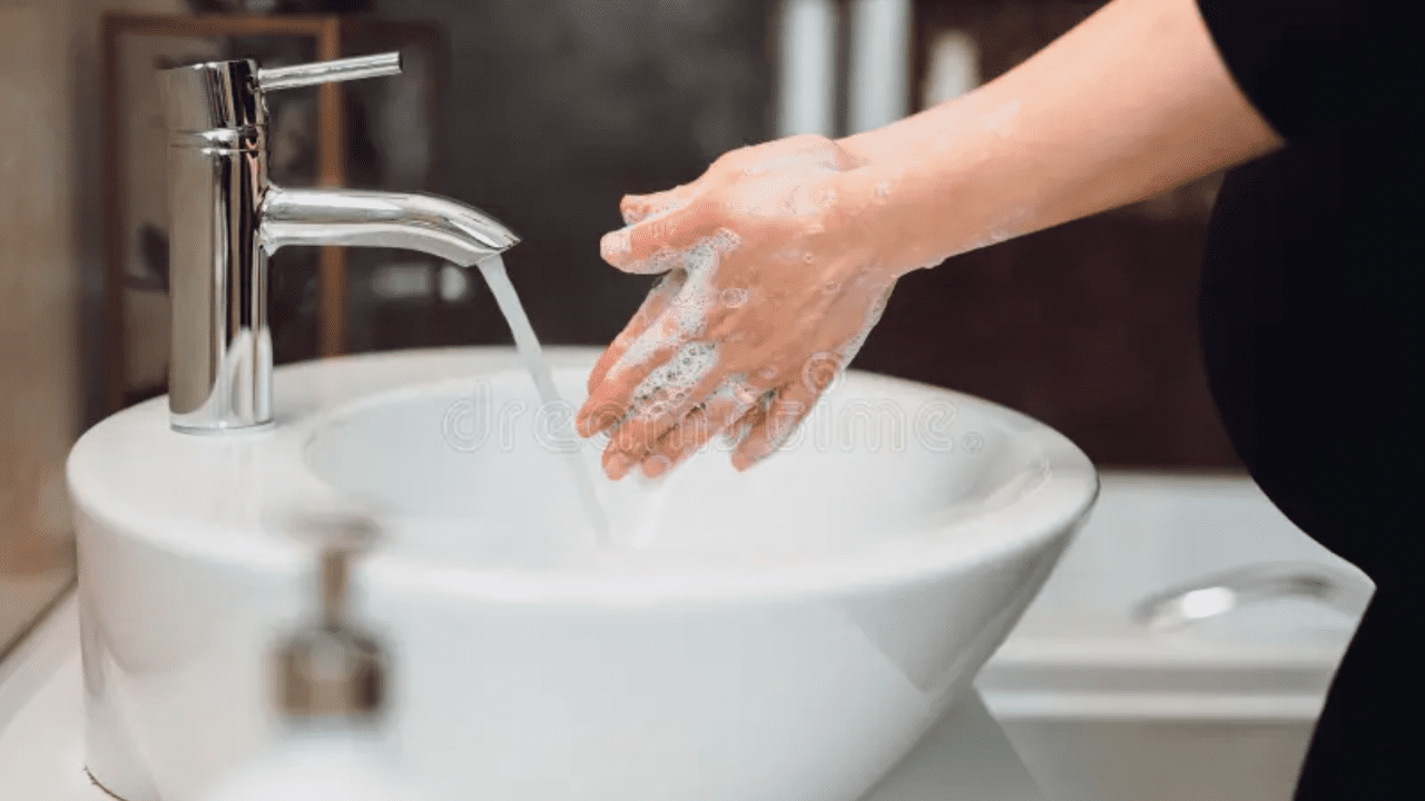 Hand Wash after toilet