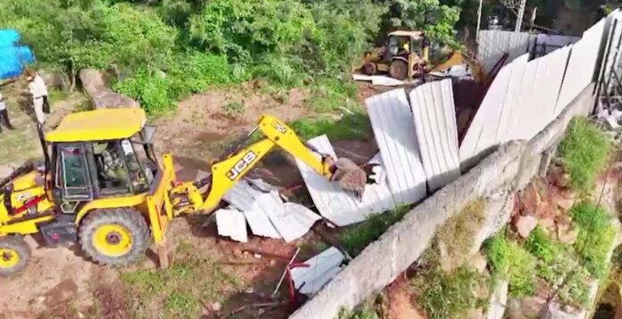 Hyderabad land encroachment drive