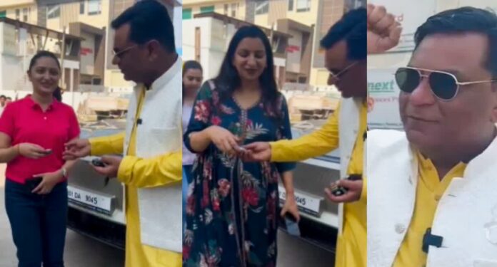 Boss gifts cars to employees