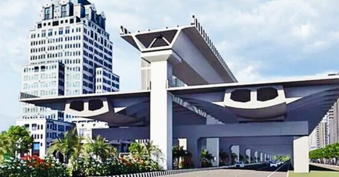 Elevated corridors from Paradise Junction