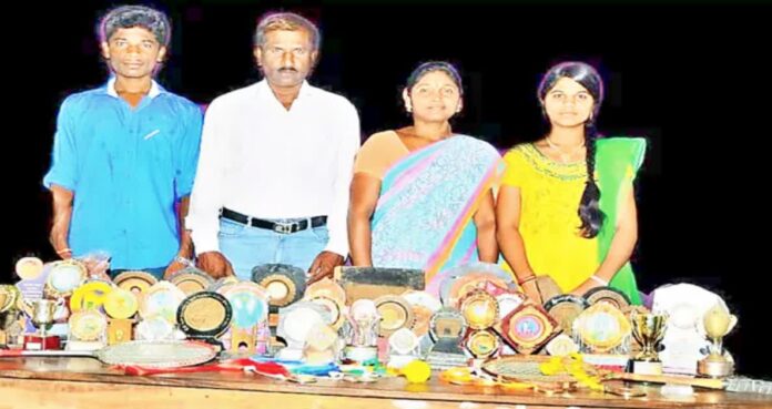 Warangal's national-level sports family