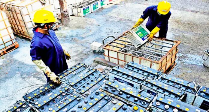 Unscientific battery recycling in Hyderabad