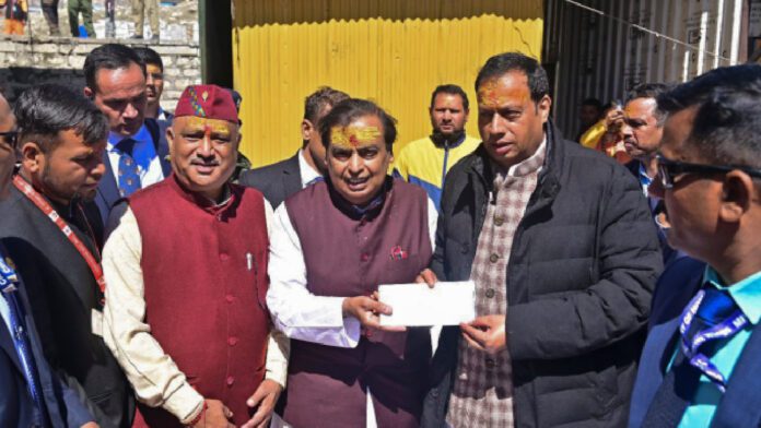 Mukesh Ambani Donates ₹10 Crore to Kedarnath and Badrinath Temples; Praises Uttarakhand Govt