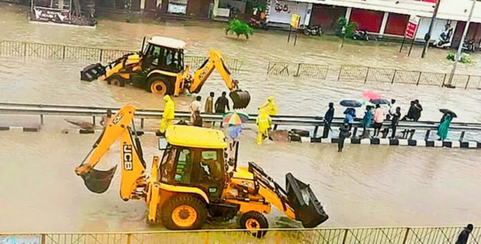 Warangal highway flooding causes